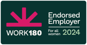 A logo for Work180